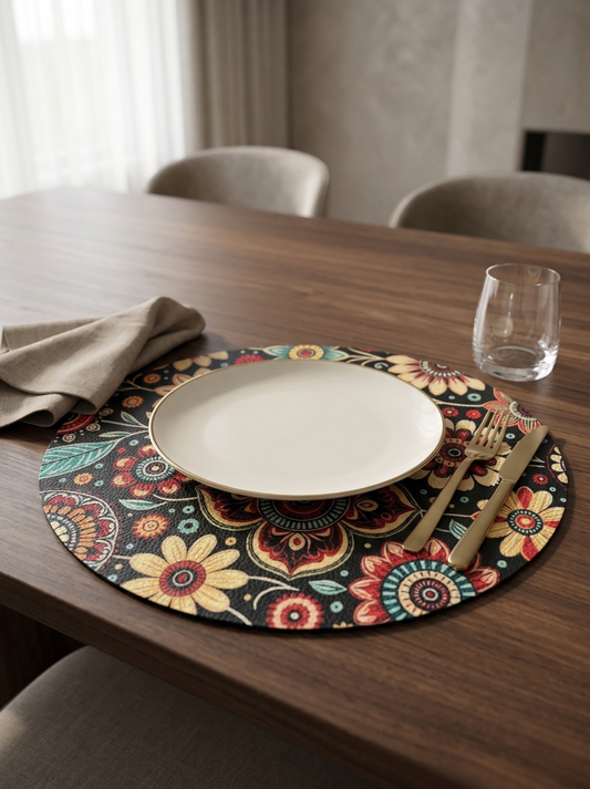 Aura Tapestry Braided Placemat - Set of 2