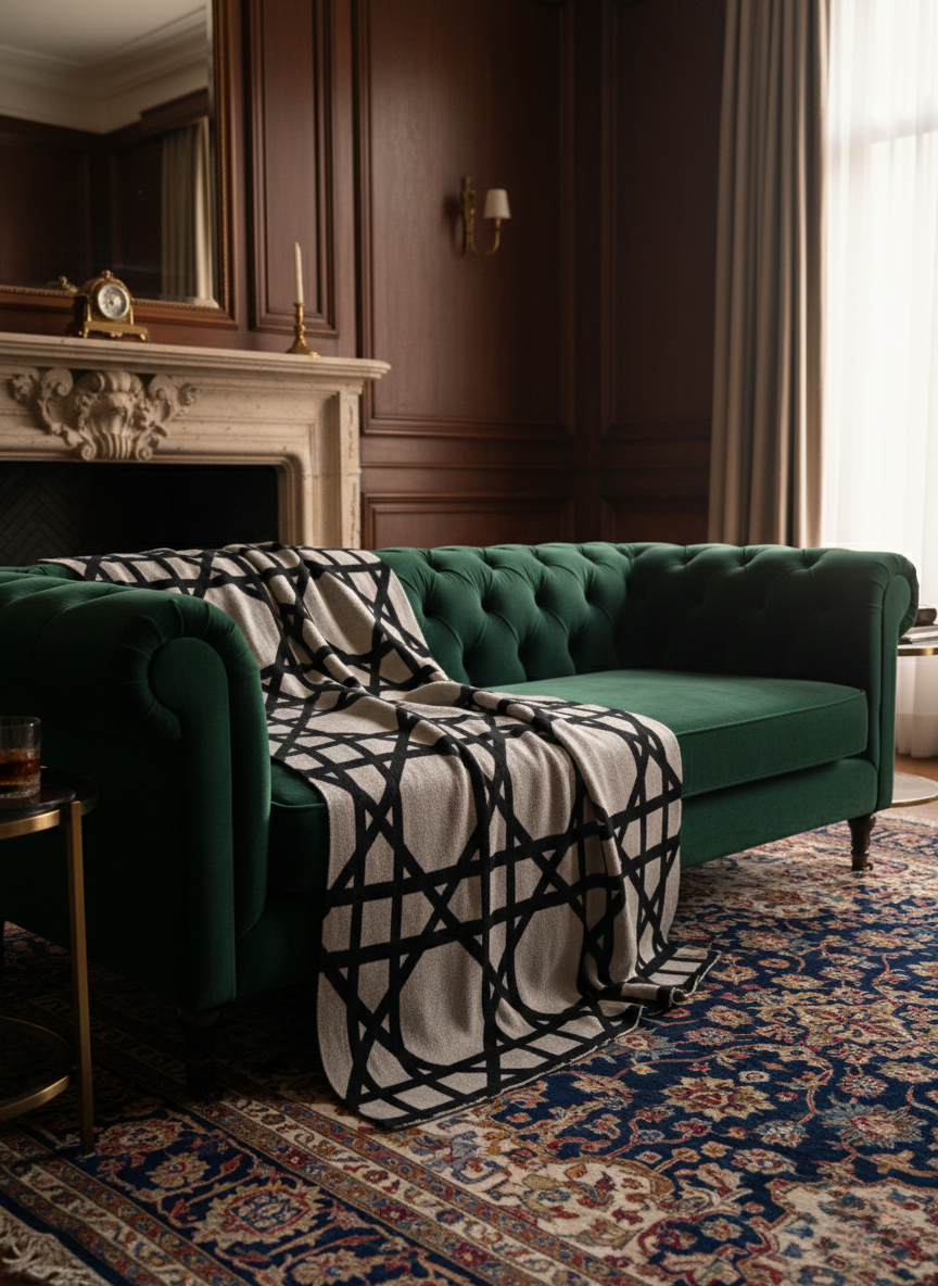 Élan Cotton Heritage Throw - Cotton - Premium Home Decor by Moraari