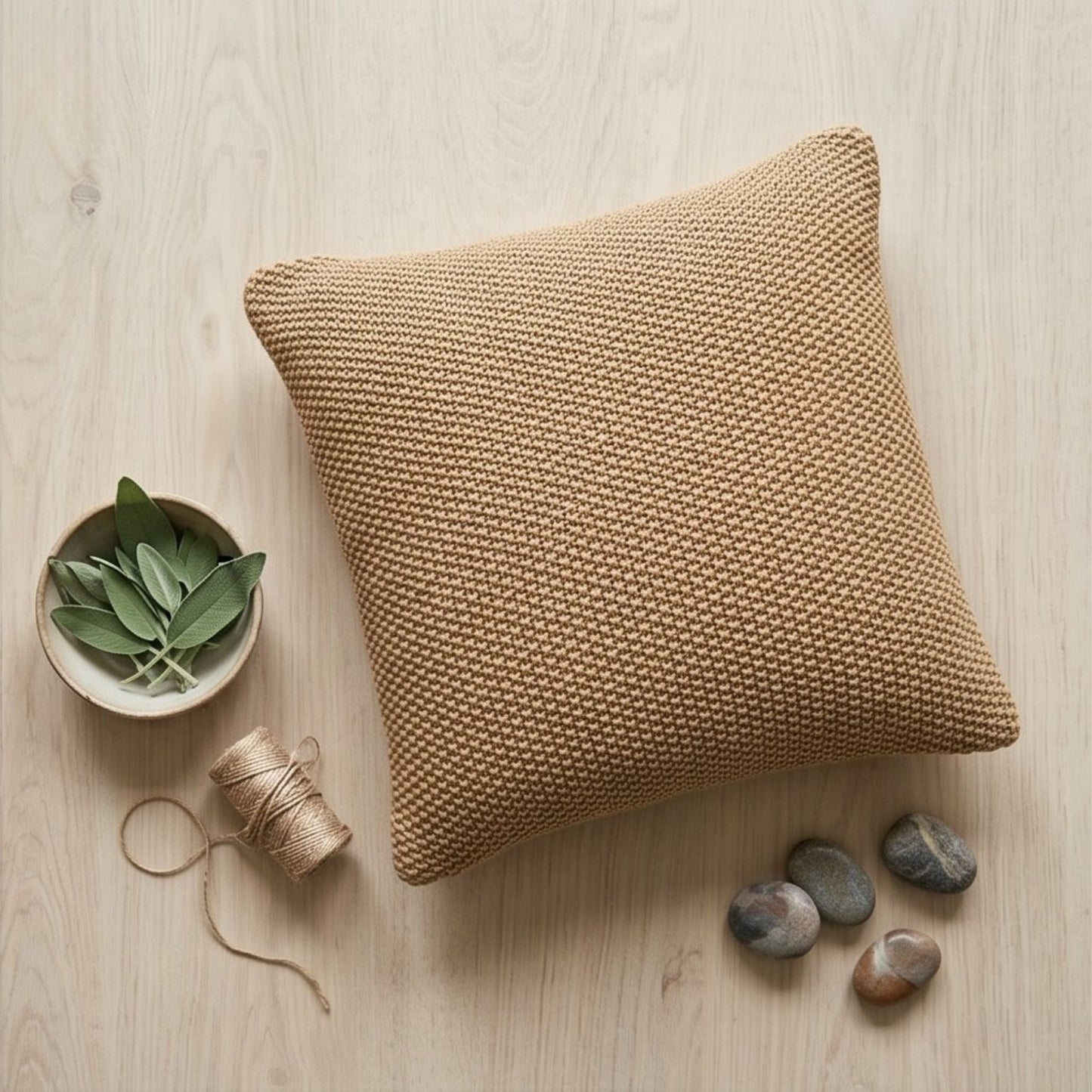 Amber Knit Cushion Cover - 18X18