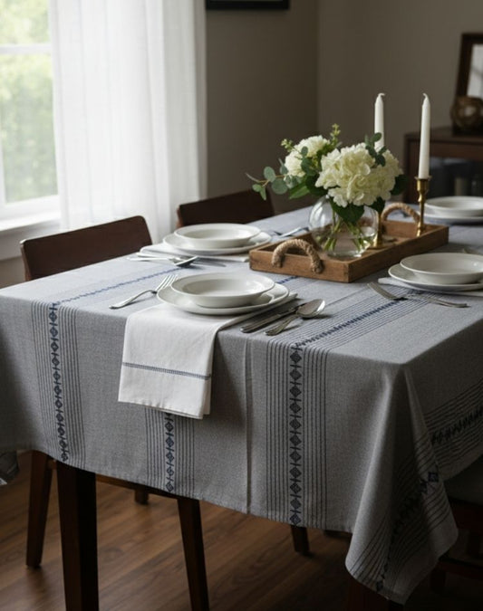Artisan Diamond Tablecloth - front view2