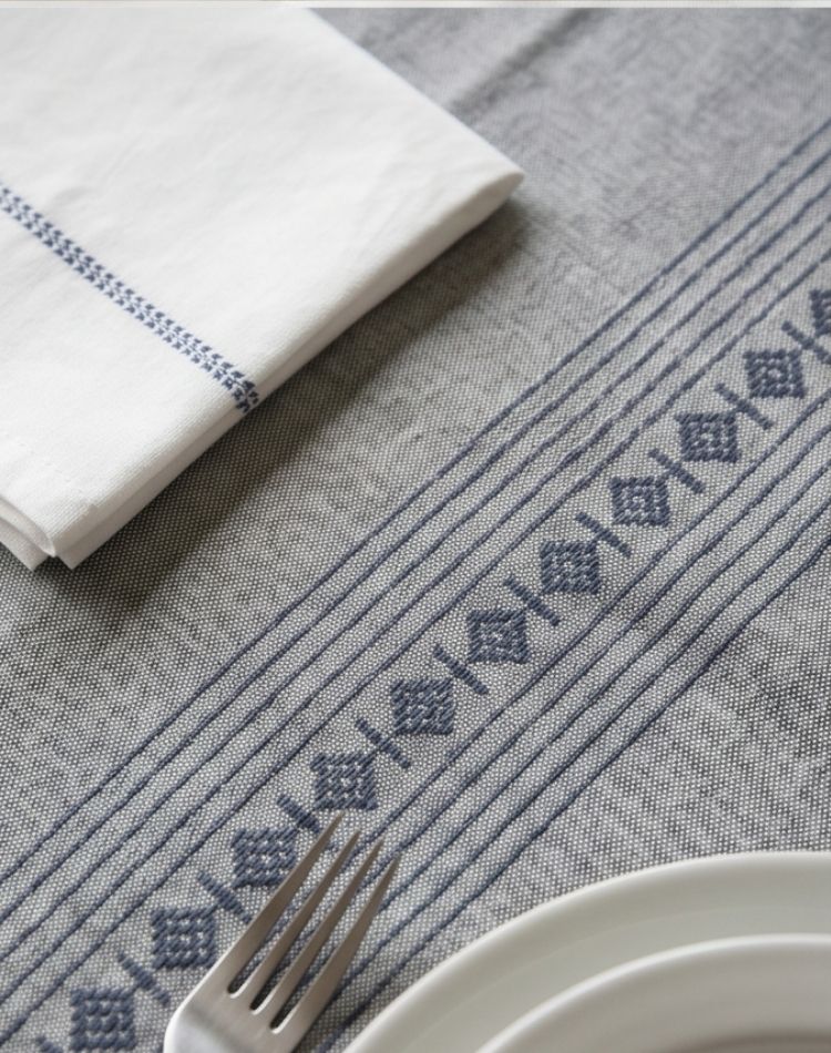 Artisan Diamond Tablecloth - detail view