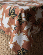 Autumn Grove Cotton Tablecover corner view