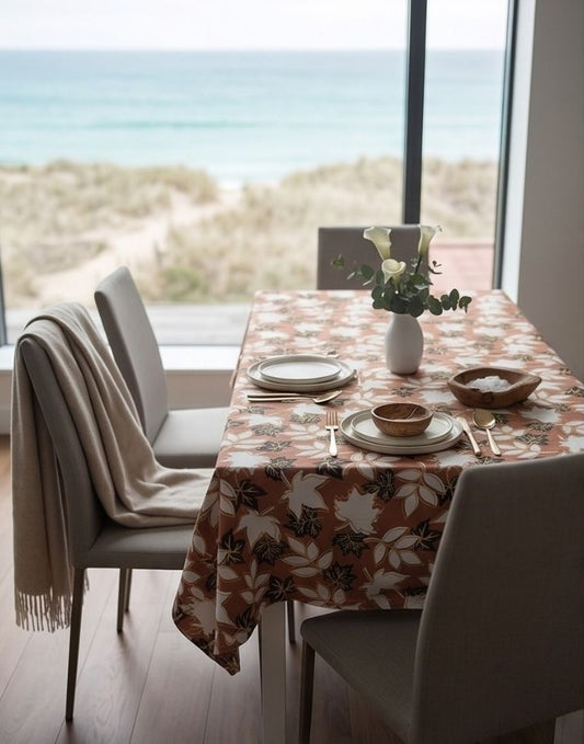 Autumn Grove Cotton Tablecover - 6 Seater