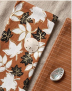 Autumnal Amber Trio Hand Towels - Set of 3 detailed