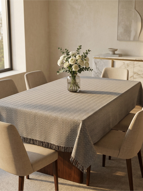 Avni ZigZag Tablecloth - Premium Home Decor by Moraari