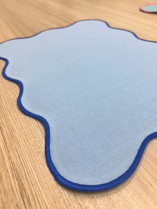 placemats blue