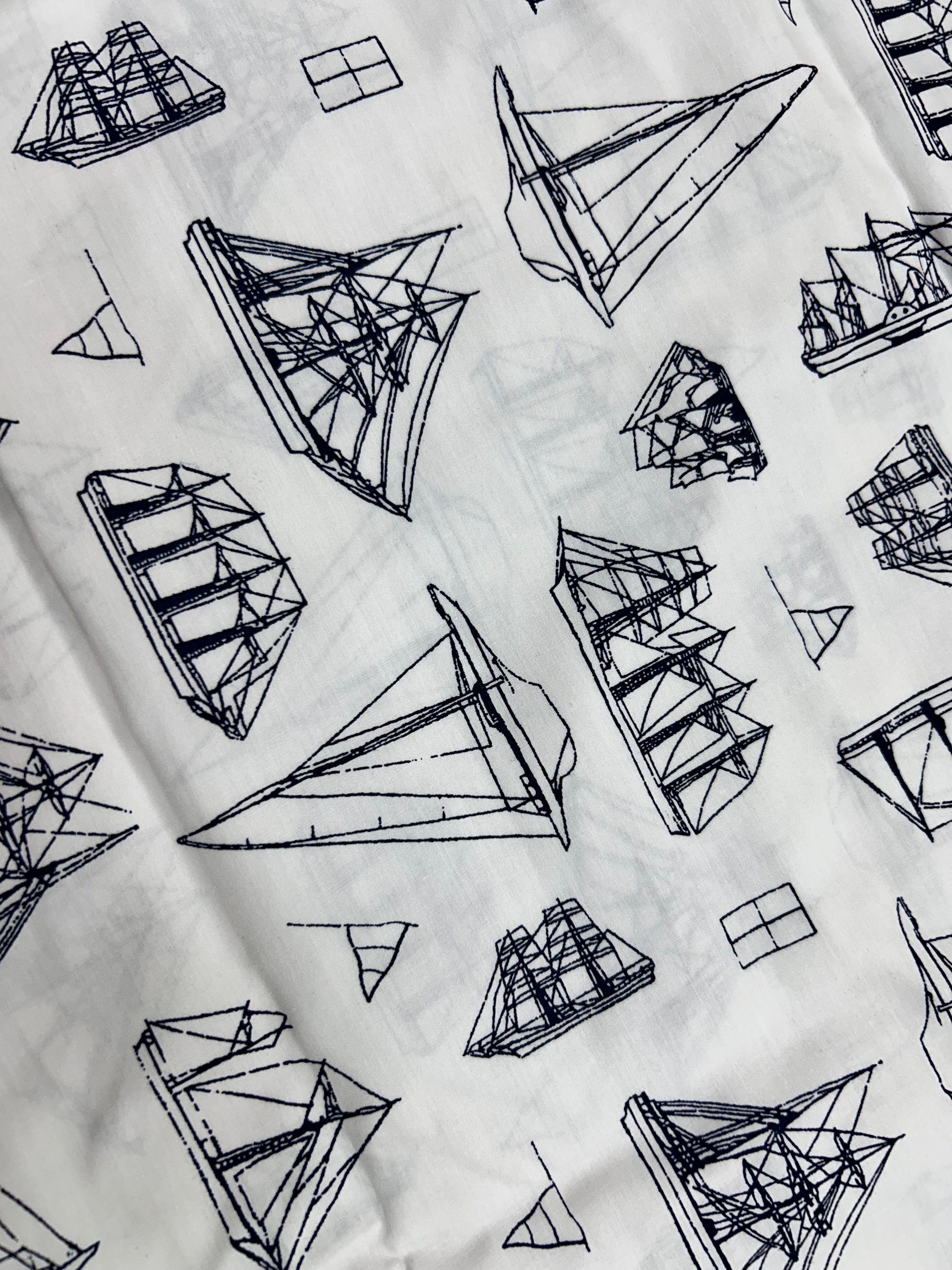 Maritime Voyage Bedsheet - 350 TC - King