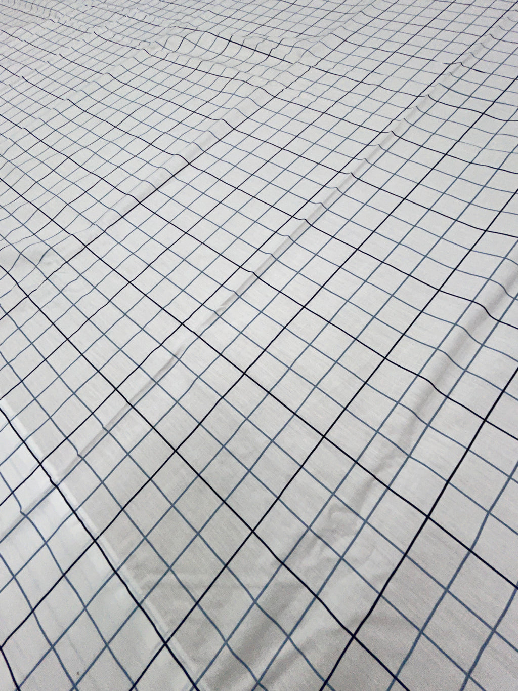 Monochrome Grid Bedsheet - King
