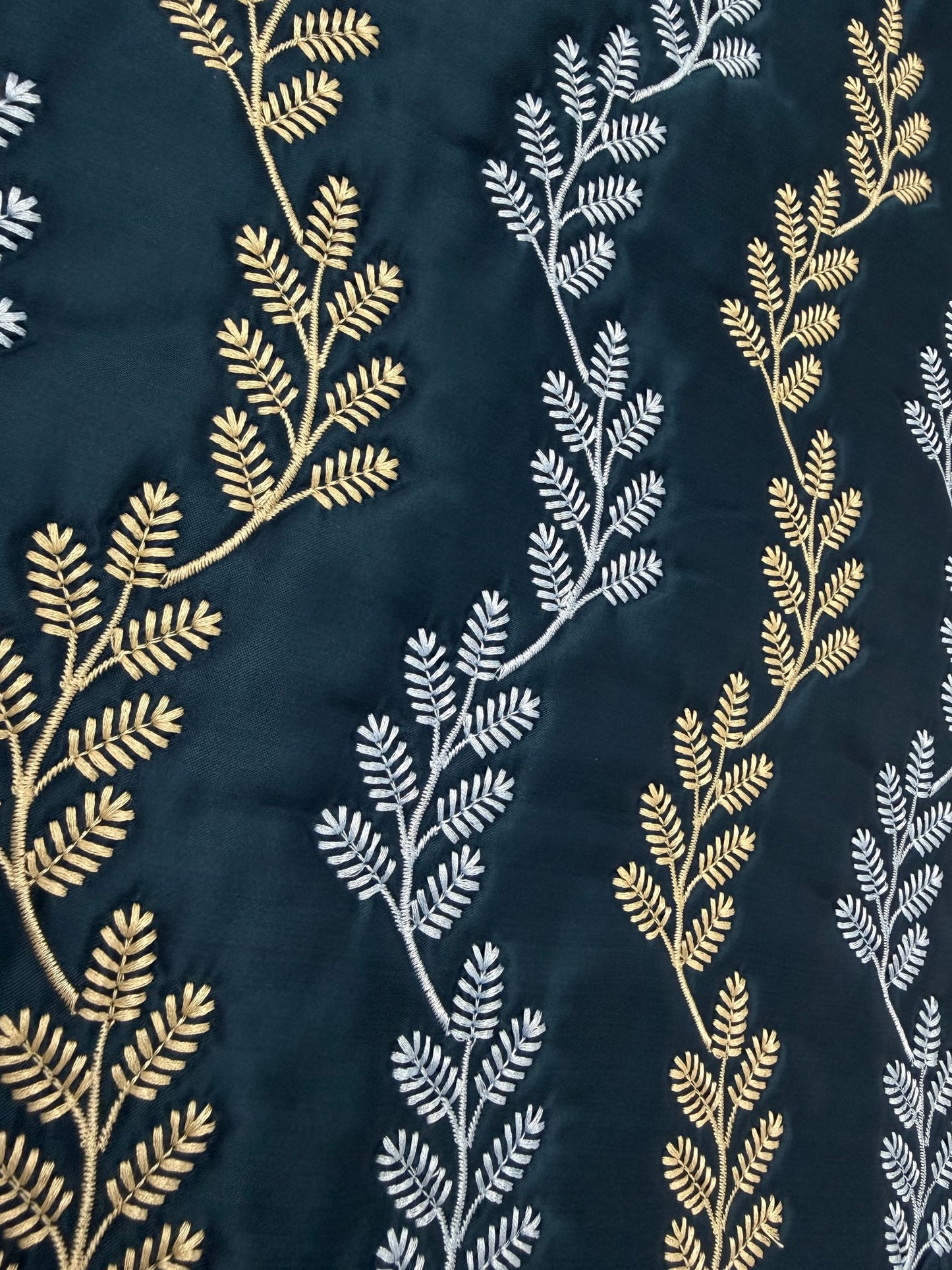 Indigo Ivy Cushion Cover - 16X16