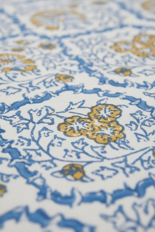 Capri Citron Tablecloth - 6 Seater