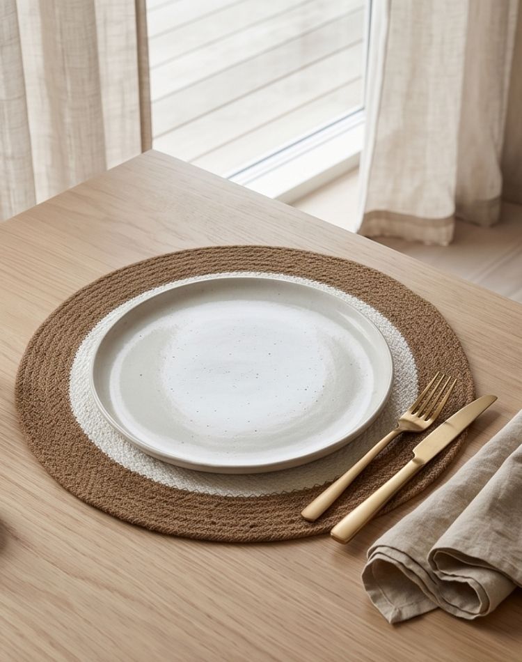 Chashm-e-Baddoor Braided Placemat - Set of 2