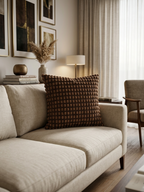 Mocha Pebble Cushion Cover - 20X20