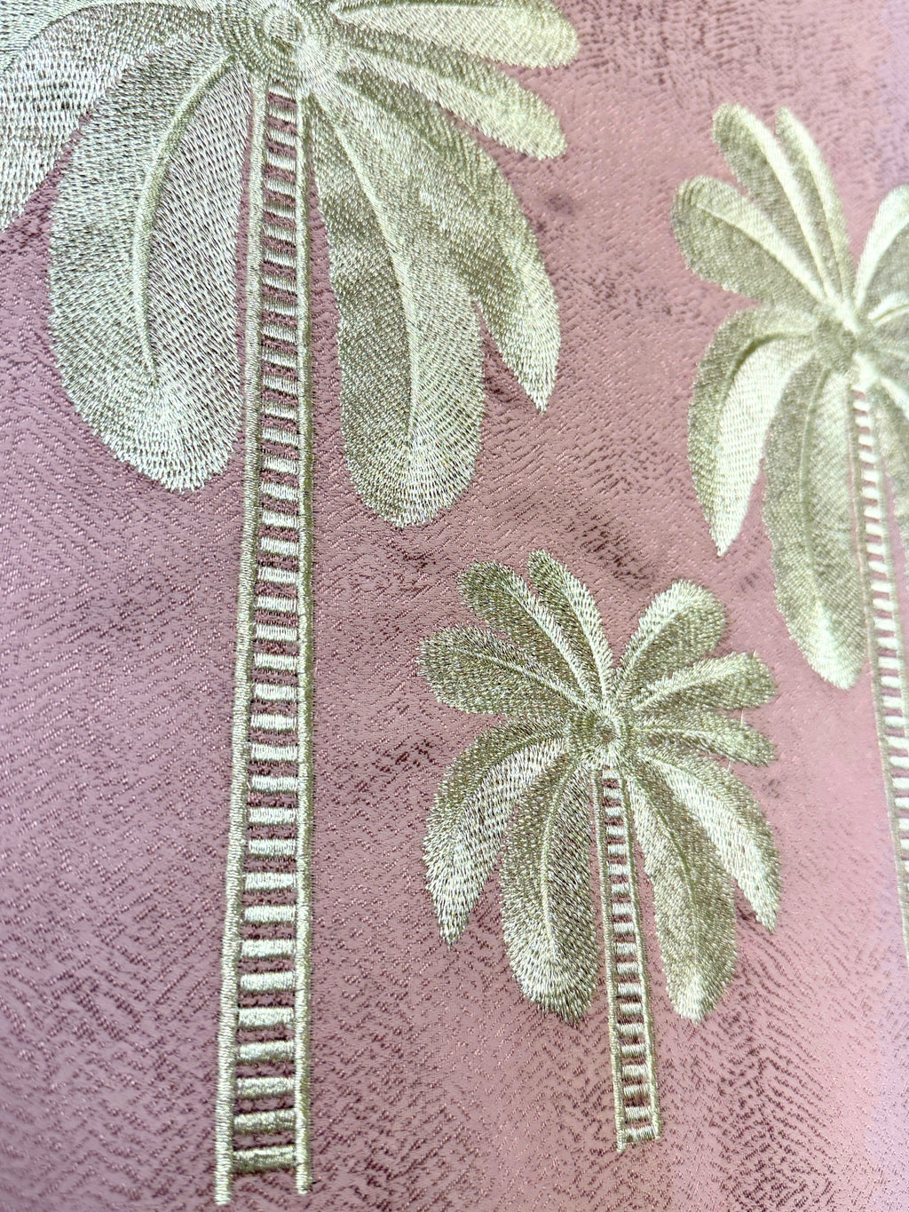 Palma Rose Embroidered Cushion Cover - 16X16