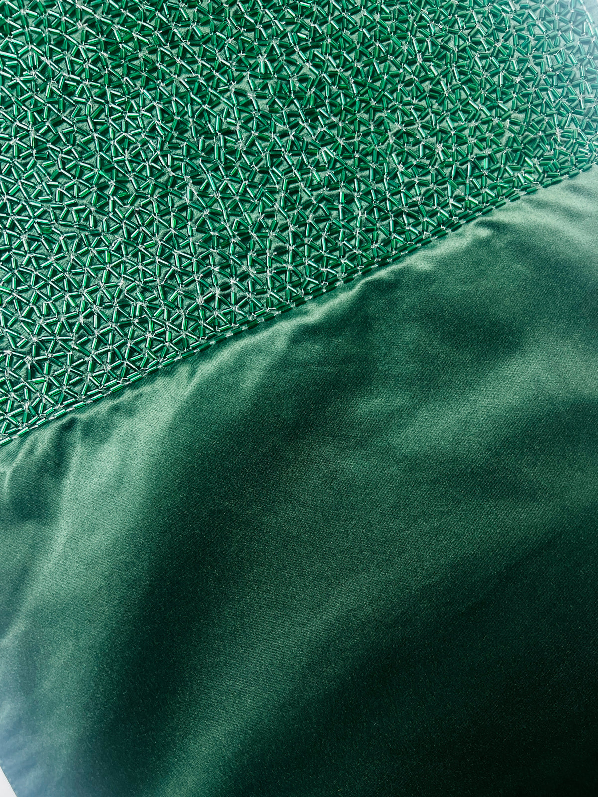 Emerald Serenade Table Runner - Premium Home Decor by Moraari
