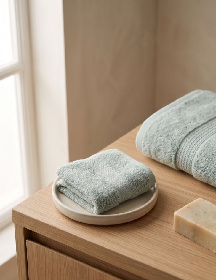 Sage Luxe Bath Towel - Set of 3