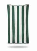 Emerald Cabana Beach Towel - Premium Home Decor by Moraari