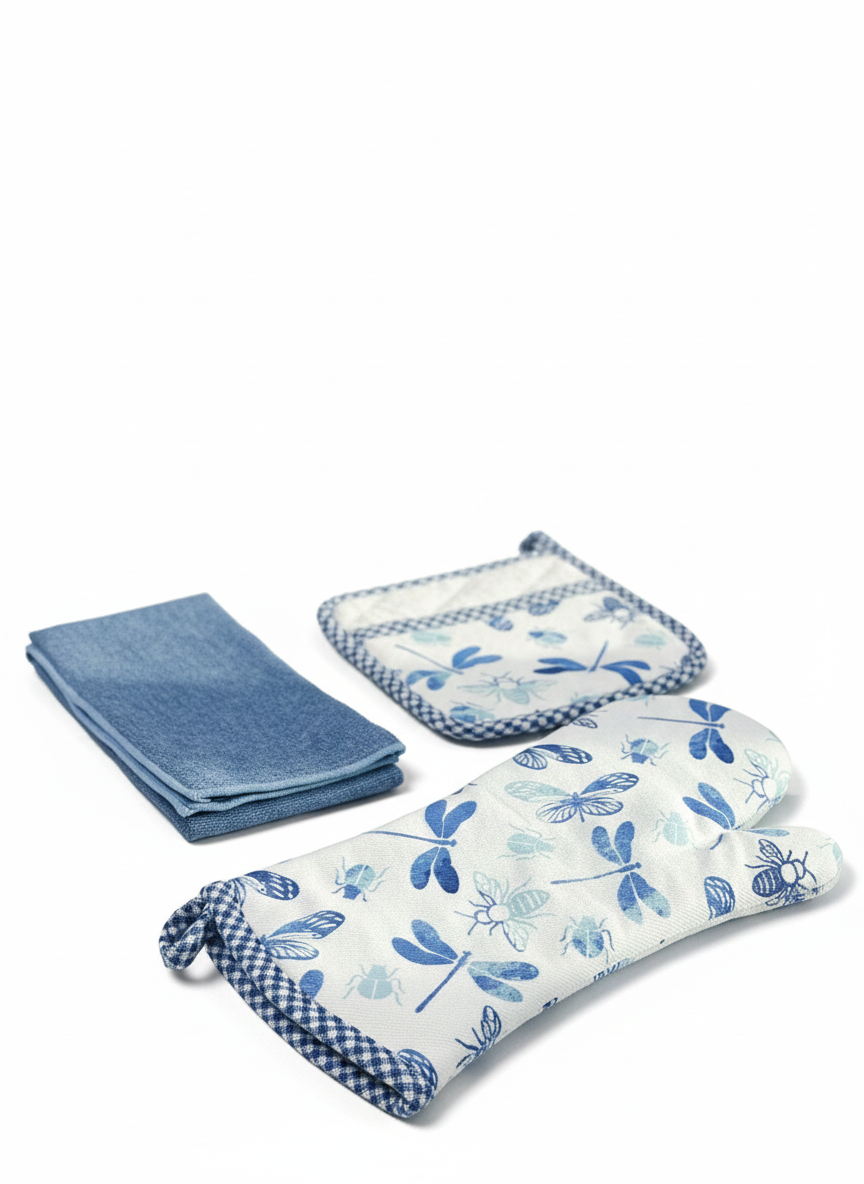 Ira Blue Kitchen Set - Premium Home Decor by Moraari