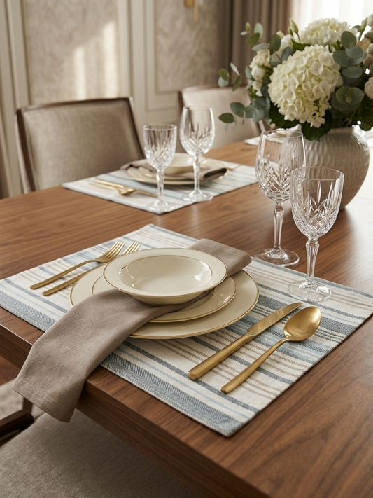 Caspian Herringbone Placemat - Set of 2
