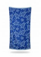Sapphire Turtle Beach Towel - Premium Home Decor by Moraari