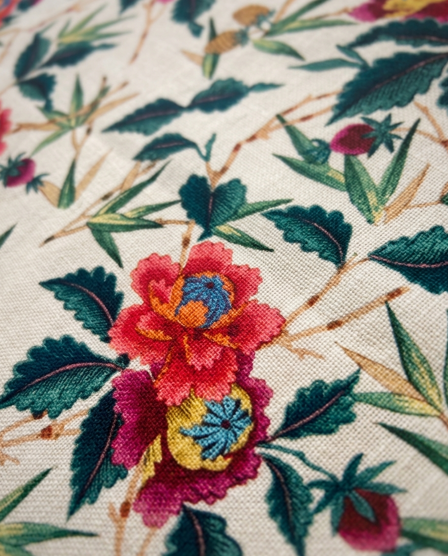 Zinnia Fringe Reversible Cushion Cover