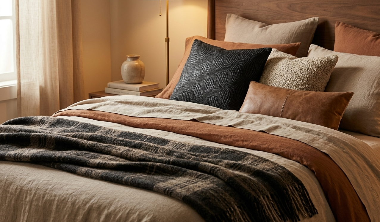 Onyx Vegan Leather Cushion Cover - 18X18