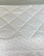 Grey Bows Reversible Quilt - King