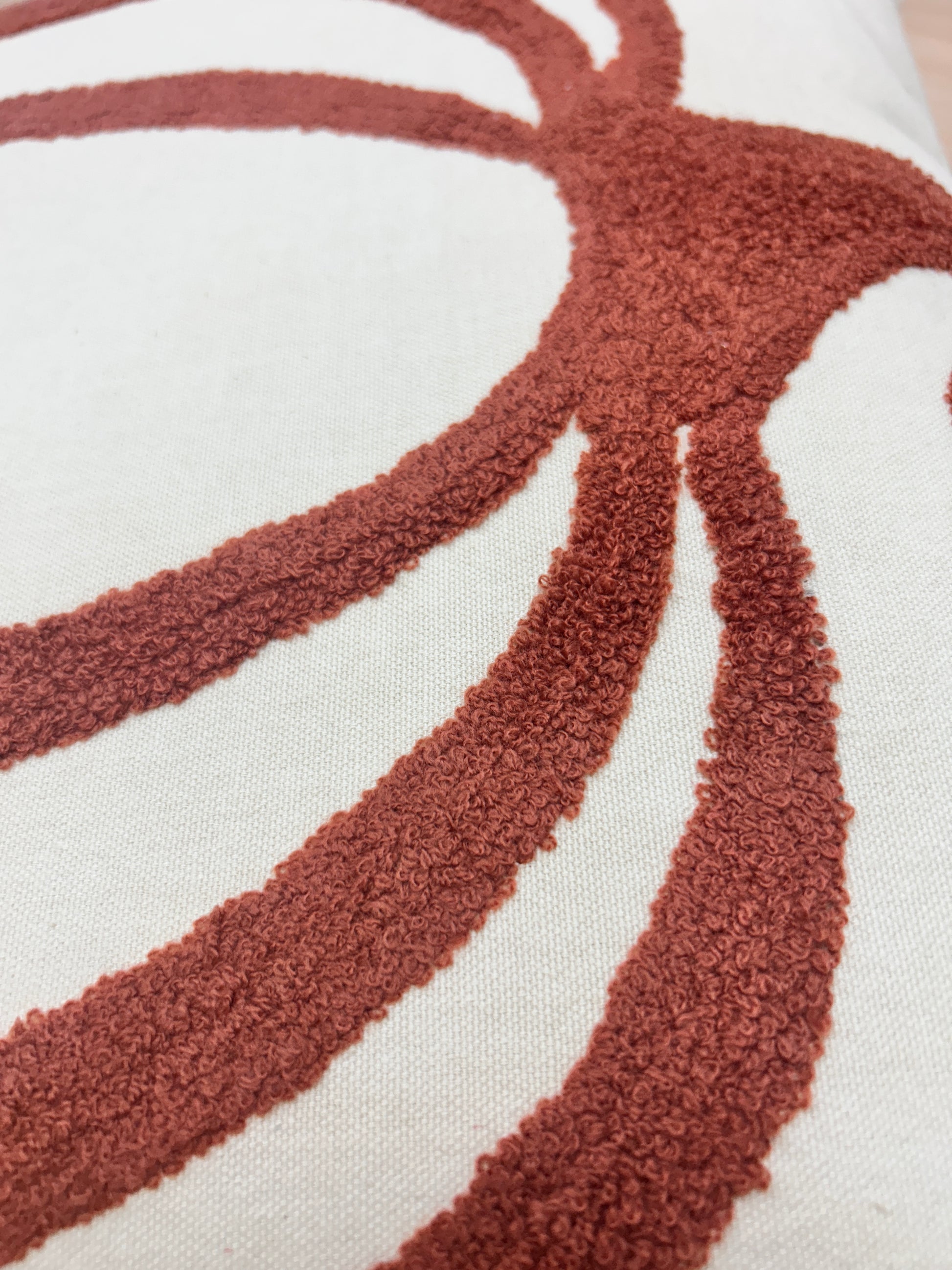 Harvest Tufted Cushion Cover close up