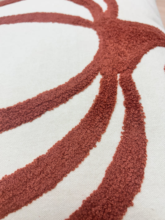 Harvest Tufted Cushion Cover close up