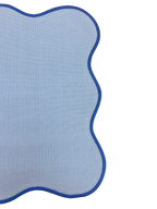 Azure Pond Scalloped Placemats - Set of 2