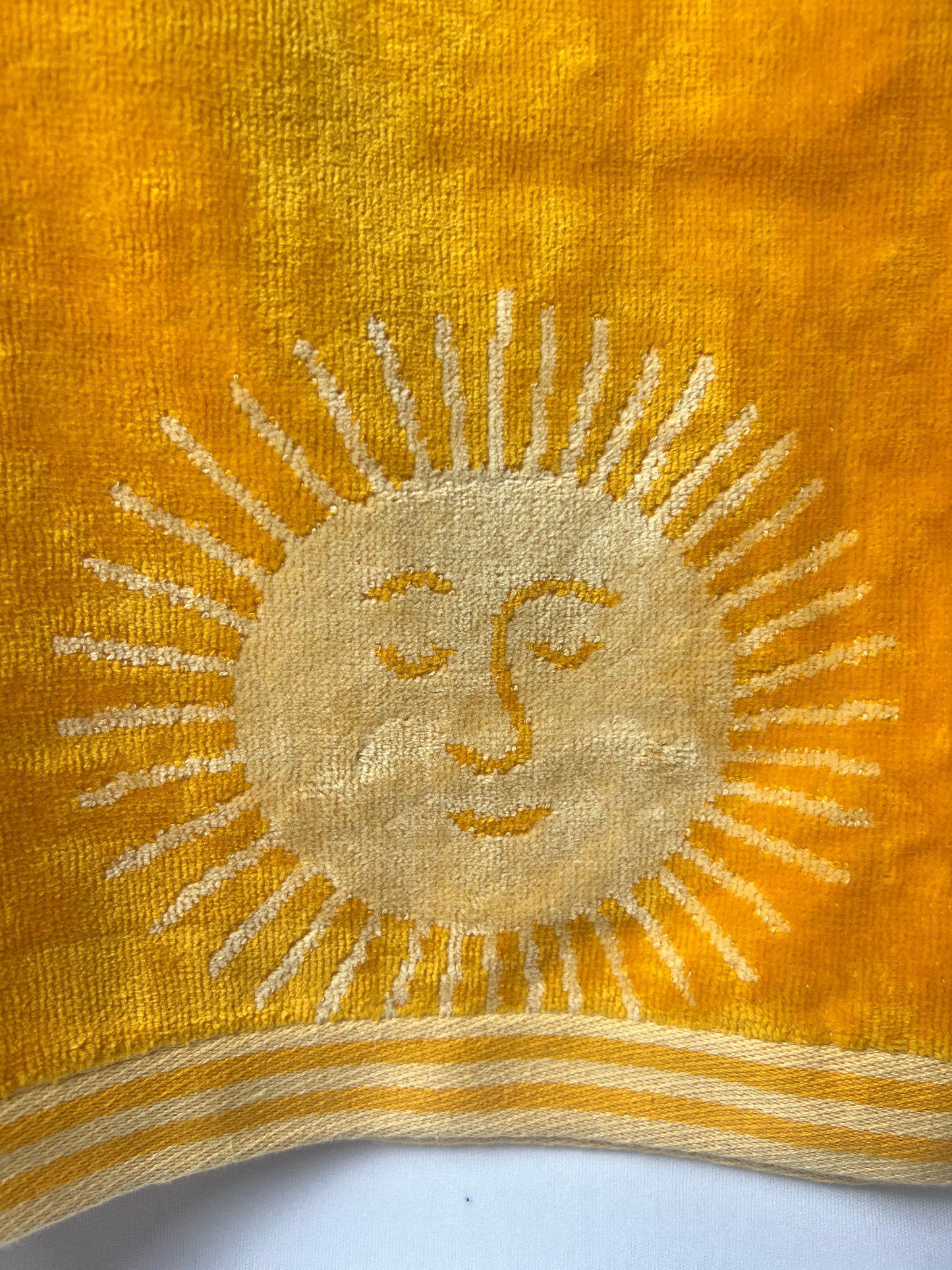 Solar Radiance Jacquard Beach Towel - Premium Home Decor by Moraari