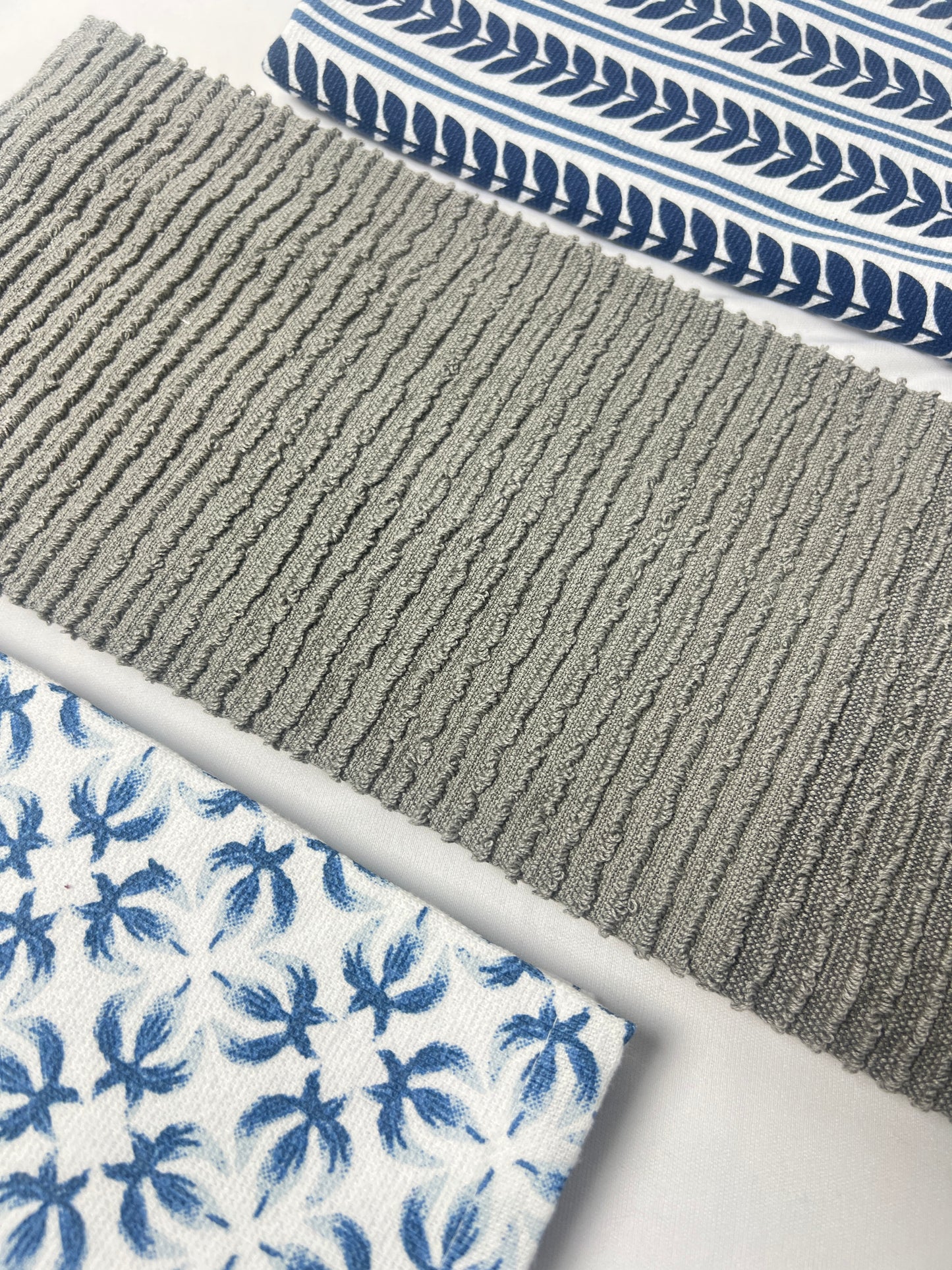 Neel Blue Pottery Kitchen Towel - Set of 3