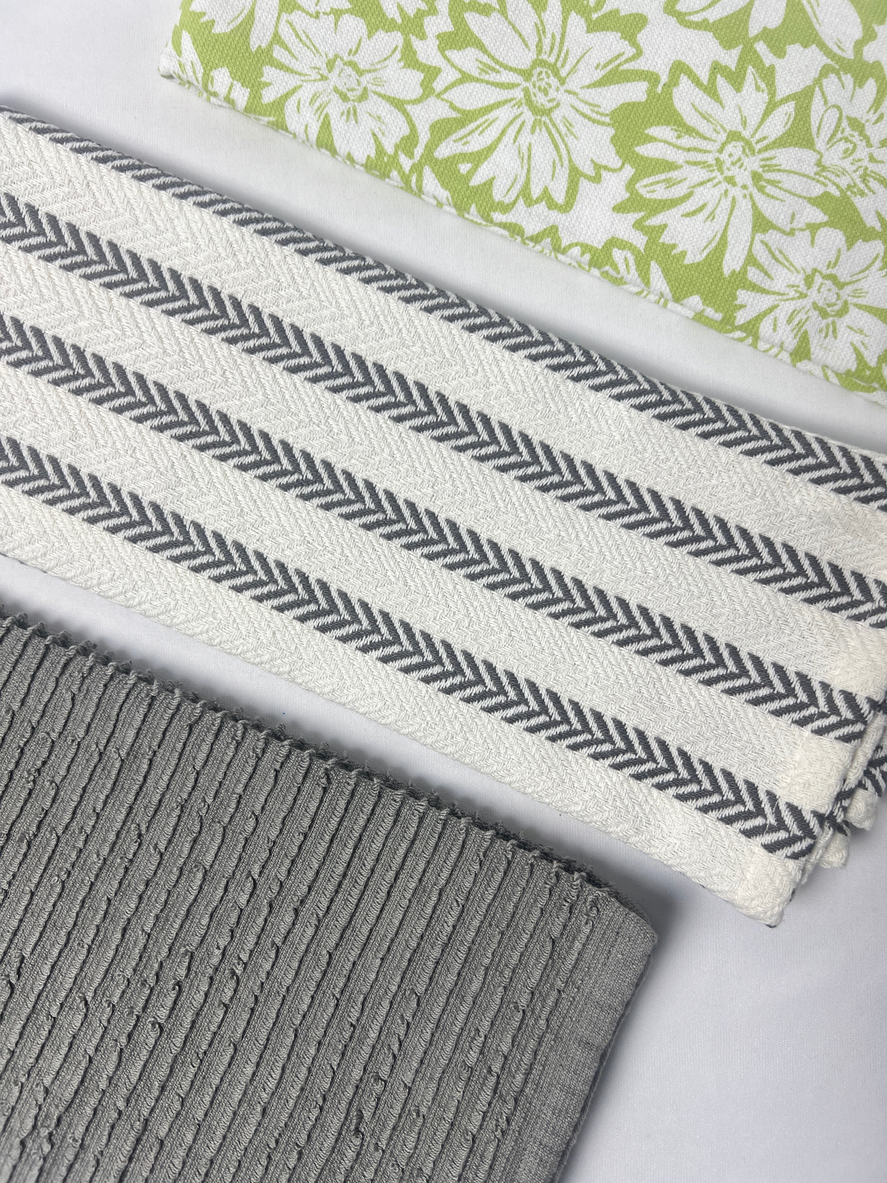 Sage & Slate Kitchen Towel - Set of 3 - Premium Home Decor by Moraari close up