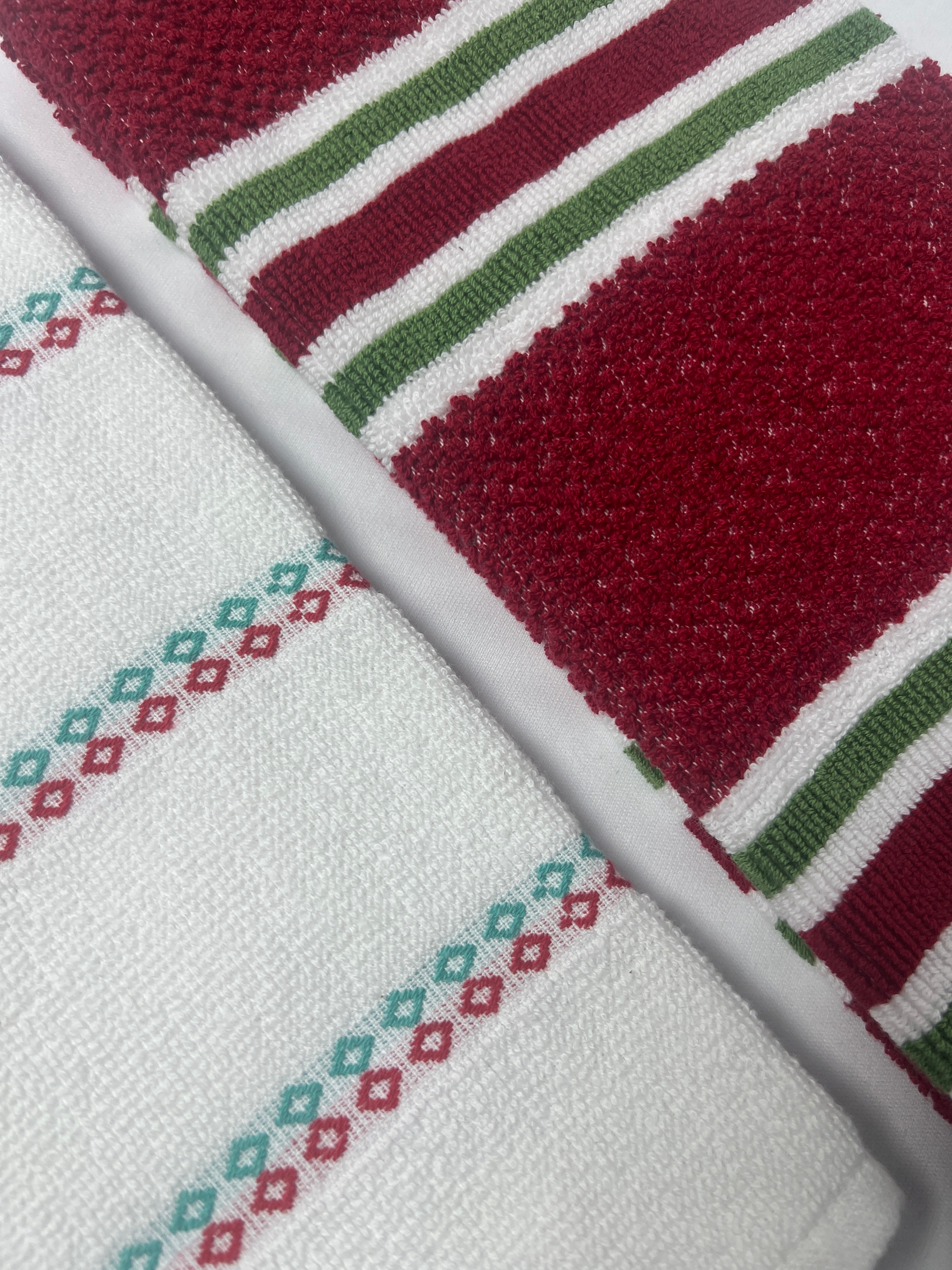 Festive Heritage Kitchen Towel - Set of 2 - Premium Home Decor by Moraari
