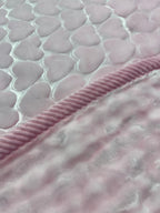 Cloud-Soft Pink Heart Baby Blanket - Premium Home Decor by Moraari