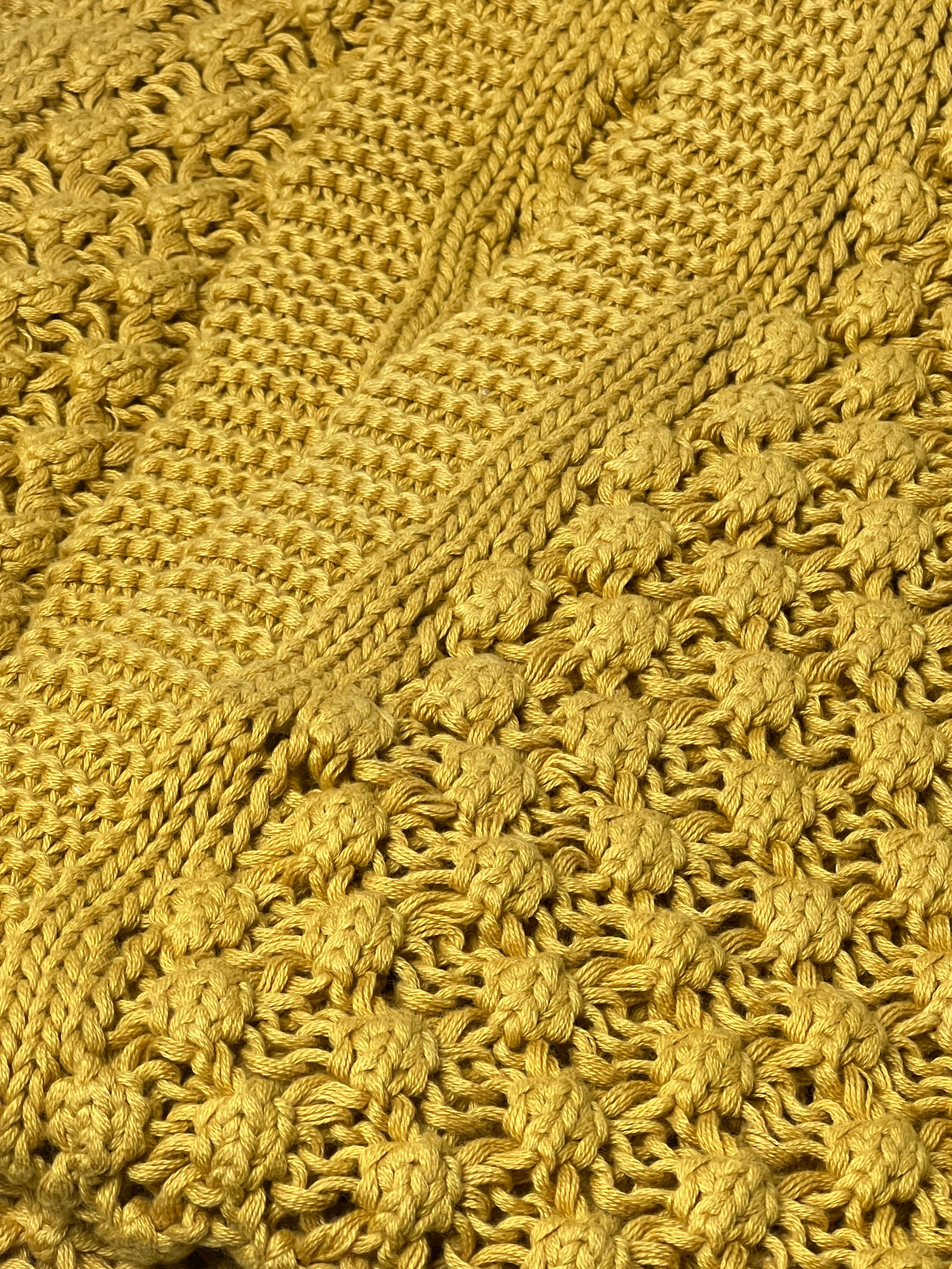 Mustard Harvest Knit Throw - Premium Home Decor by Moraari
