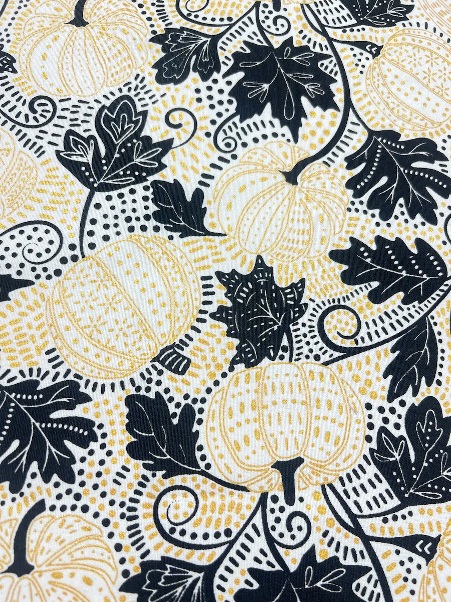 Festive Filigree Harvest Tablecloth - 6 Seater