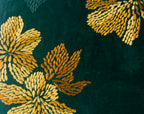 Emerald Gilded-Leaf Cushion Cover - Premium Home Decor by Moraari