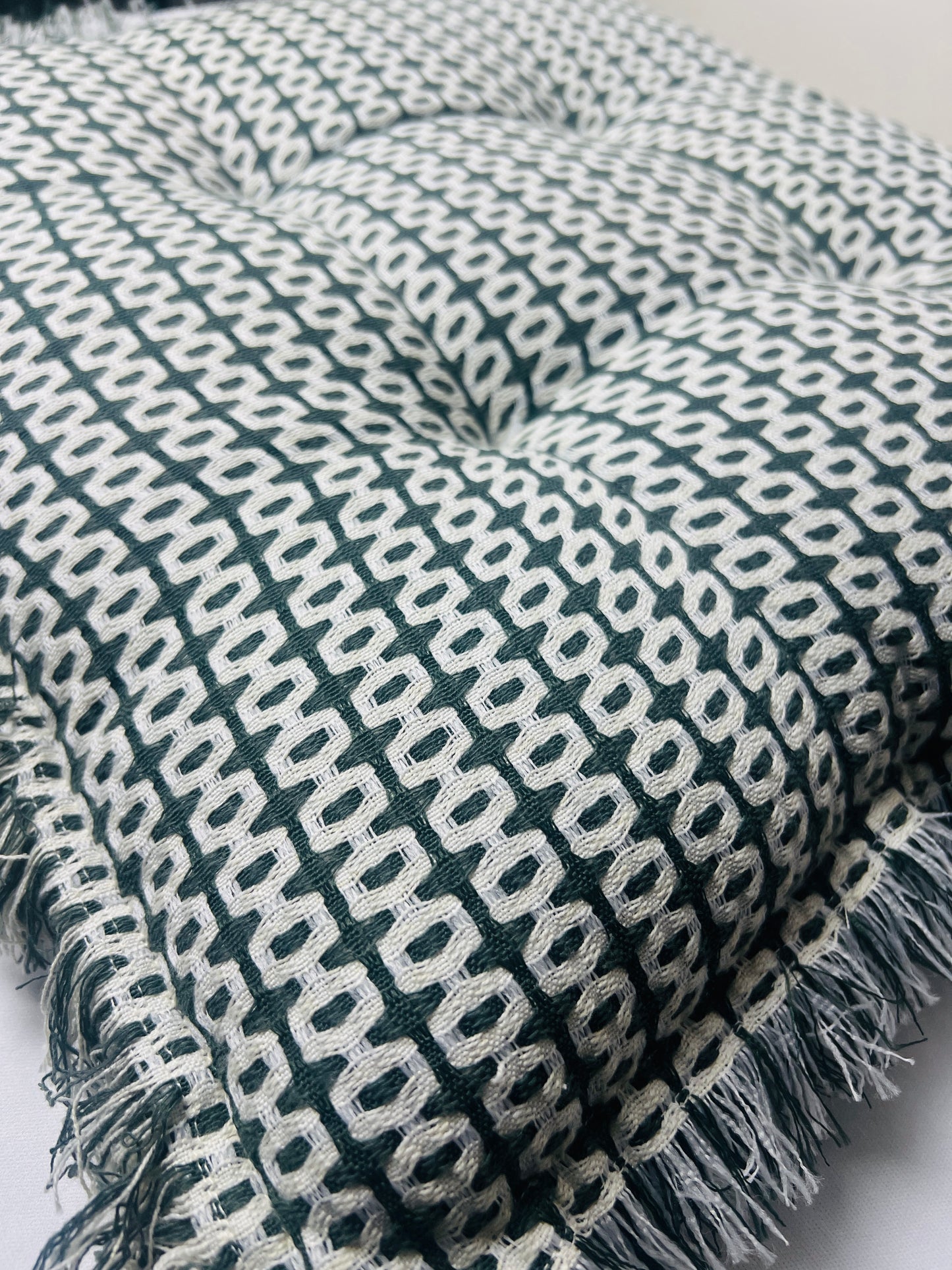 Honeycomb Tassel Floor Cushion - Premium Home Decor by Moraari
