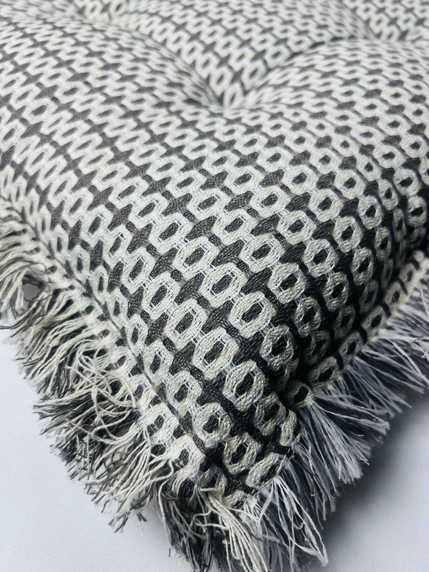 Zahara Fringe Floor Cushion - Premium Home Decor by Moraari