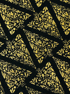 Gold Tinsel Table Runner - Premium Home Decor by Moraari