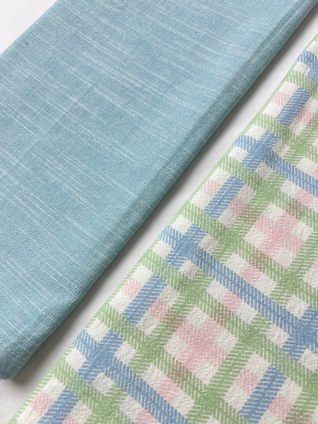 Mist Check Kitchen Towel - Set of 2 - Premium Home Decor by Moraari