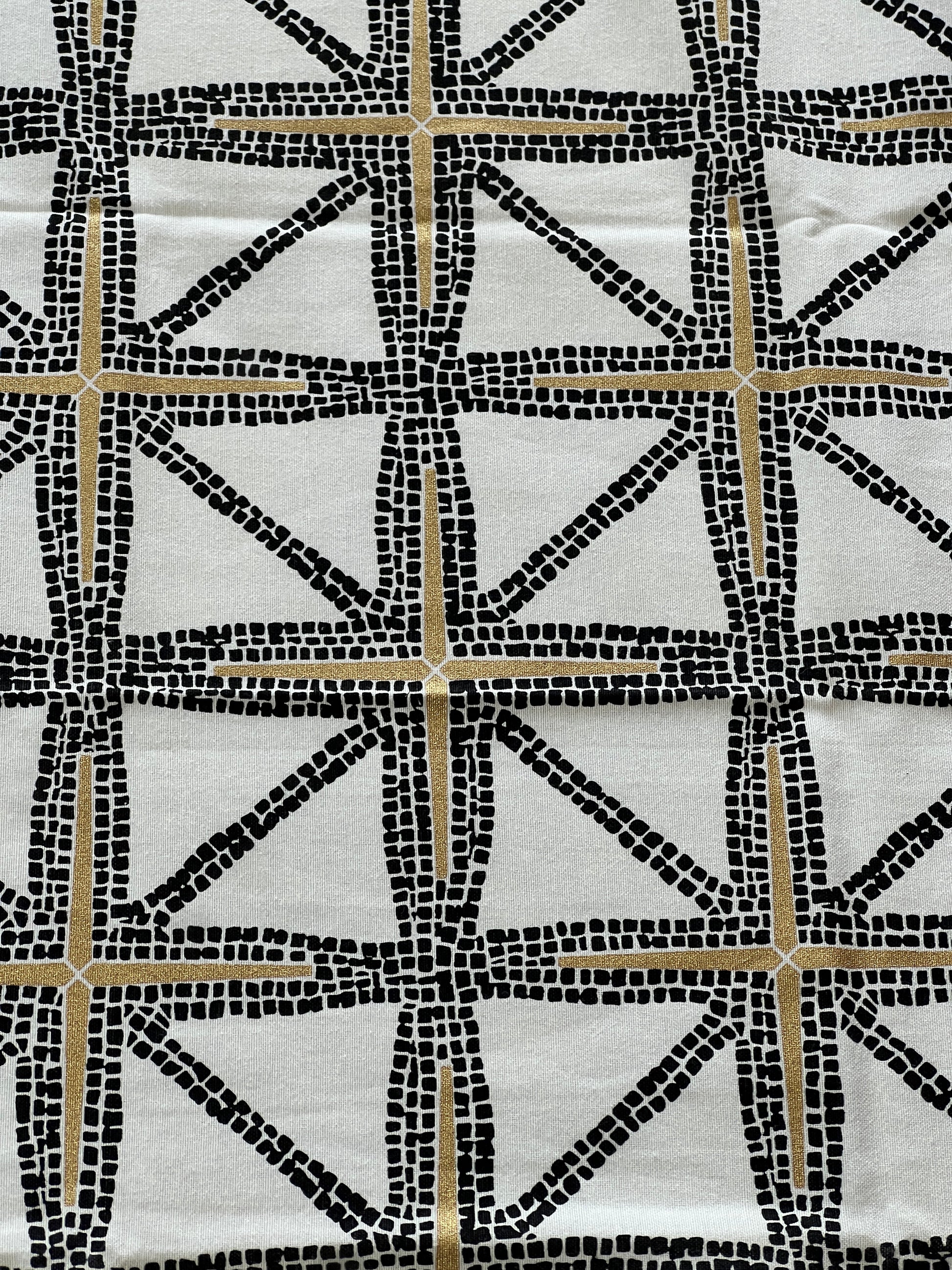 Jaali Gold Tablecloth - Large - Premium Home Decor by Moraari