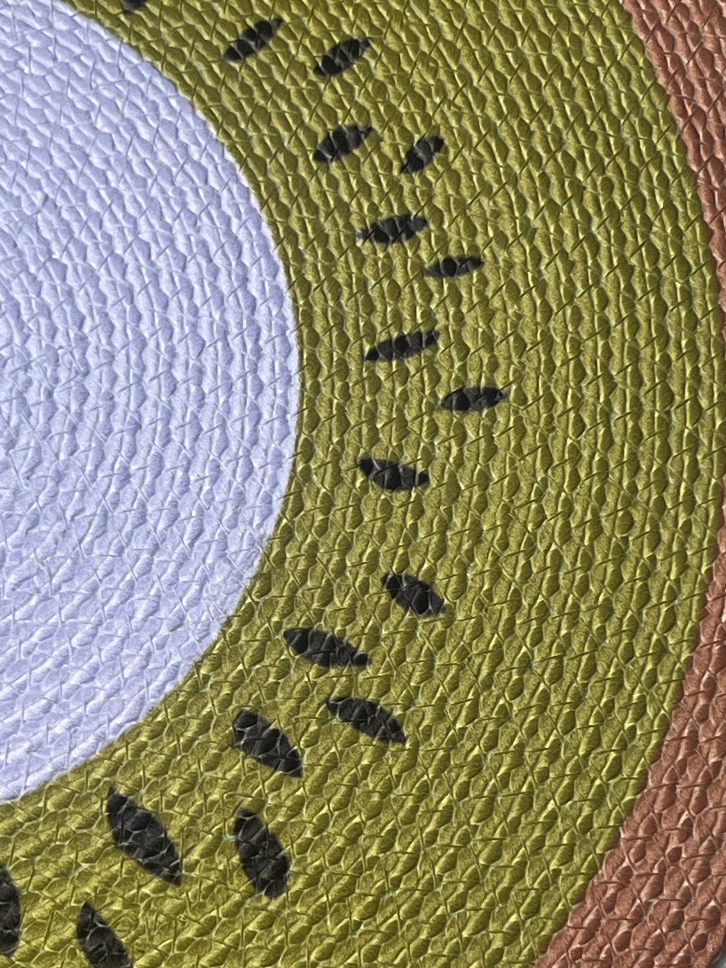 Kiwi Braided Round Placemat - Set of 2 - Premium Home Decor by Moraari