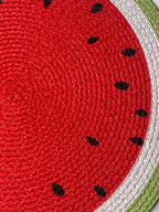Watermelon Kids Round Placemat - Set of 2 - Premium Home Decor by Moraari