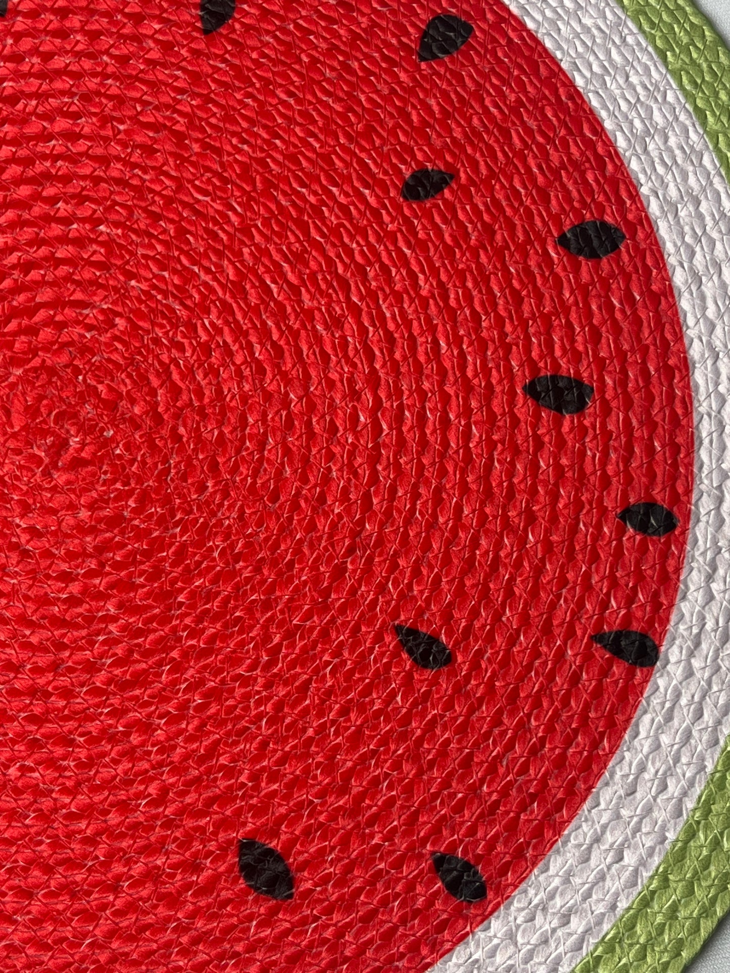 Watermelon Kids Round Placemat - Set of 2 - Premium Home Decor by Moraari