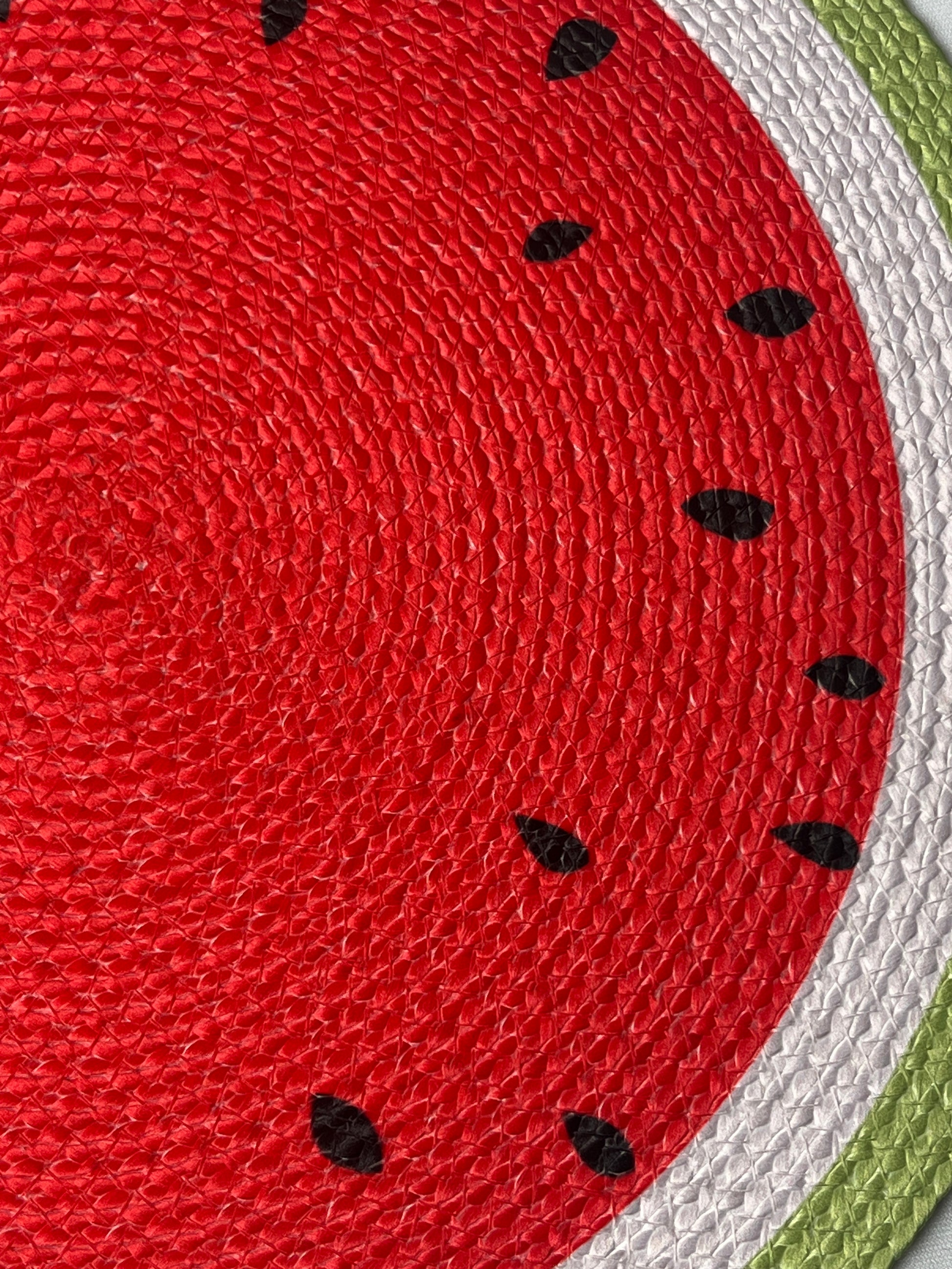 Watermelon Kids Round Placemat - Set of 2 - Premium Home Decor by Moraari