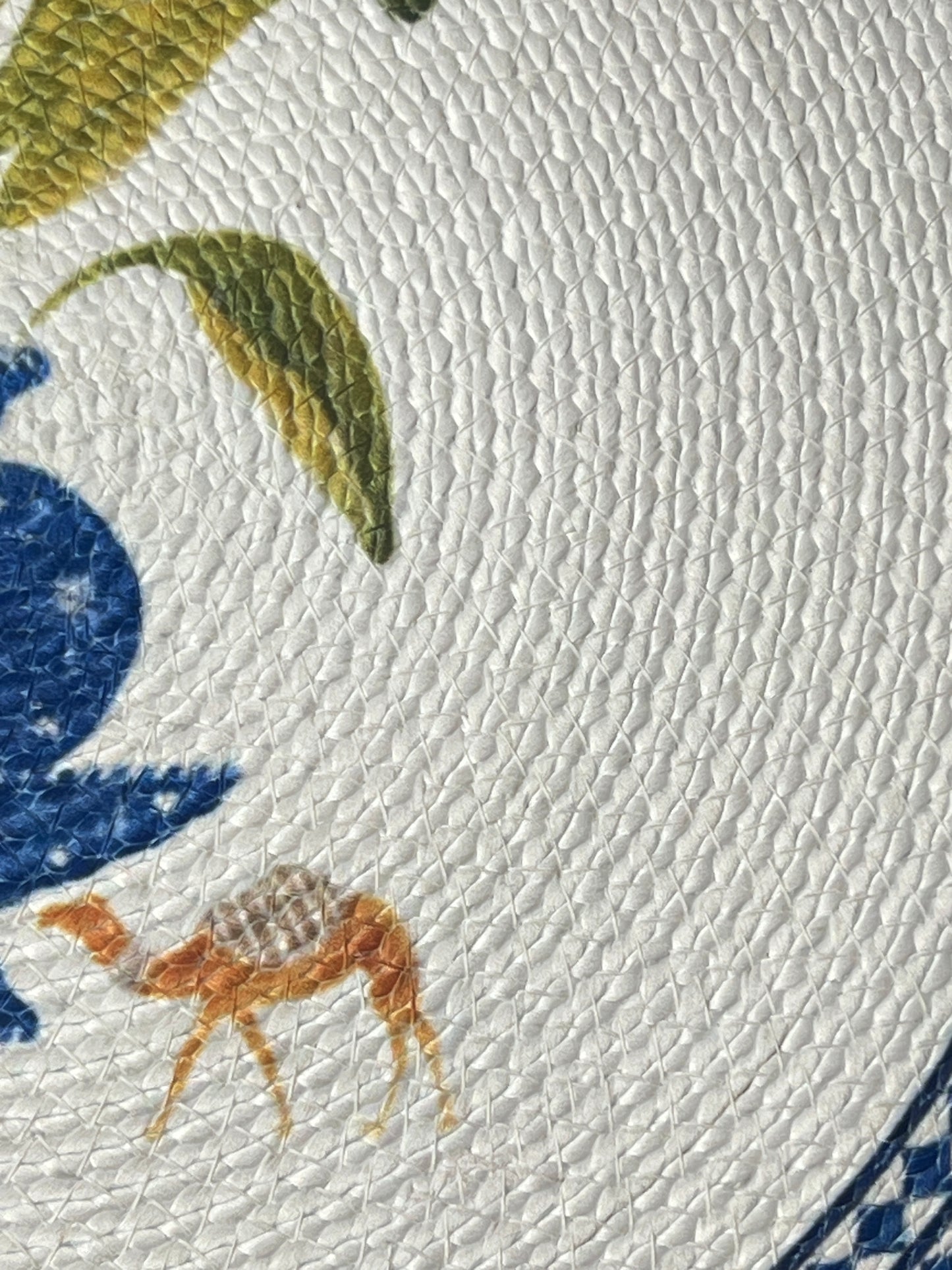 Sahara Azure Braided Round Placemat - Set of 2 - Premium Home Decor by Moraari