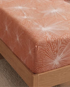 Kiran Burst Fitted Bedsheet - 400 TC - Double Bed