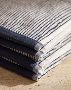 Marina Stripe Towel Set - 1 Bath, 1 Hand, 1 Face