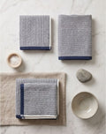 Midnight Stripe Towel Set - 2 Hand, 4 Face